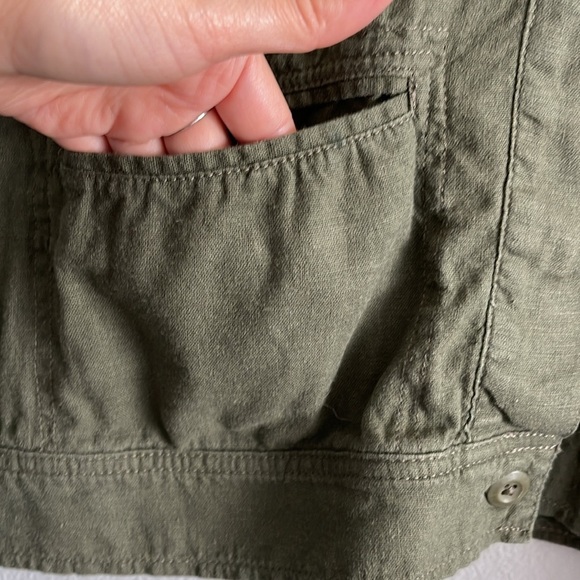 Lucky Brand Women’s Linen Blend Jacket Size Large - Picture 4 of 10